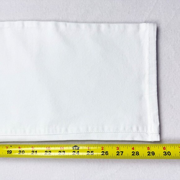 NWT Terra & Sky Women's Straight High Rise Stretch White Denim Jeans Plus Sz 20W - Picture 9 of 9